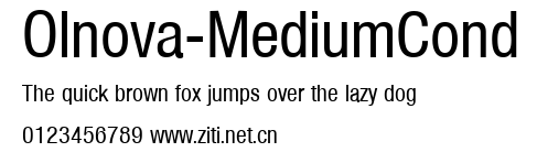 Olnova-MediumCond.ttf字體轉換器圖片