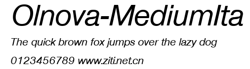 Olnova-MediumIta.ttf字體轉換器圖片