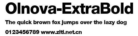 Olnova-ExtraBold.ttf字體轉換器圖片