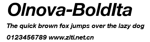 Olnova-BoldIta.ttf字體轉換器圖片