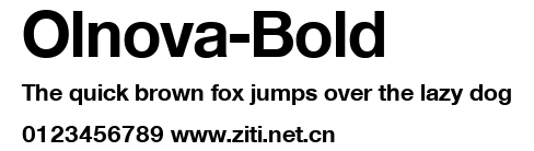 Olnova-Bold.ttf字體轉換器圖片