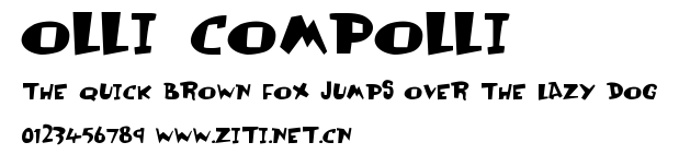 Olli Compolli.ttf字體轉換器圖片