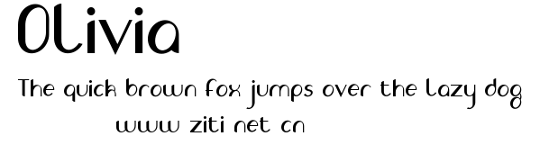 Olivia01.ttf字體轉換器圖片