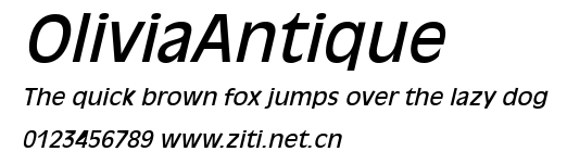 OliviaAntique.ttf字體轉換器圖片