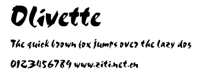 Olivette.ttf字體轉換器圖片