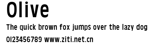 Olive.ttf字體轉換器圖片
