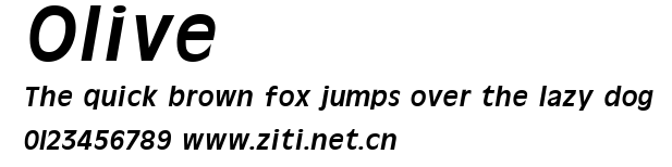 Olive.ttf字體轉換器圖片