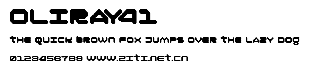 Oliray41.ttf字體轉換器圖片