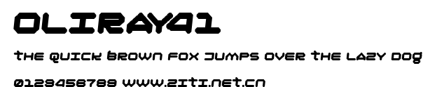 Oliray41.ttf字體轉換器圖片