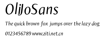 OliJoSans.ttf字體轉換器圖片