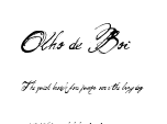 Olho de Boi.ttf字體轉換器圖片