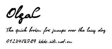 OlgaC.ttf字體轉換器圖片