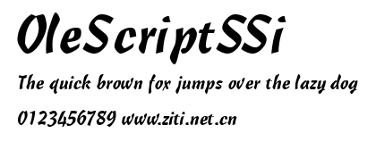 OleScriptSSi.ttf字體轉換器圖片