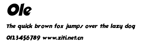 Ole.ttf字體轉換器圖片