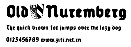 Old_Nuremberg.ttf字體轉換器圖片
