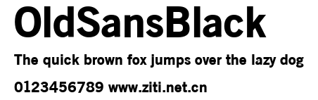 OldSansBlack.ttf字體轉換器圖片