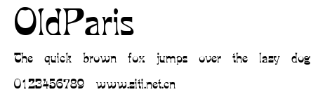 OldParis.ttf字體轉換器圖片