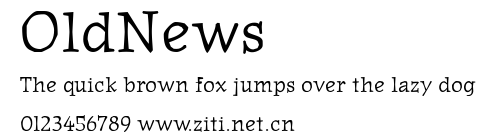 OldNews.ttf字體轉換器圖片