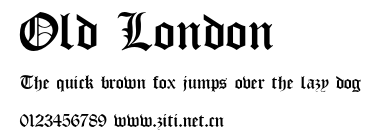 Old London.otf字體轉換器圖片