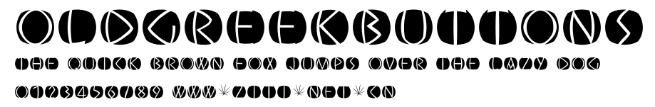 OldGreekButtons.ttf字體轉換器圖片