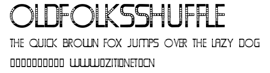 OldFolksShuffle.ttf字體轉換器圖片