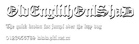 OldEnglishOnlShaD.ttf字體轉換器圖片