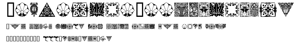 OldFloralIllustration.ttf字體轉換器圖片