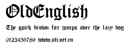 OldEnglish.ttf字體轉換器圖片