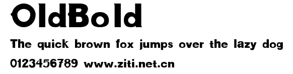 OldBold.ttf字體轉換器圖片