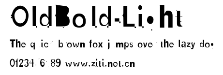 OldBold-Light.ttf字體轉換器圖片