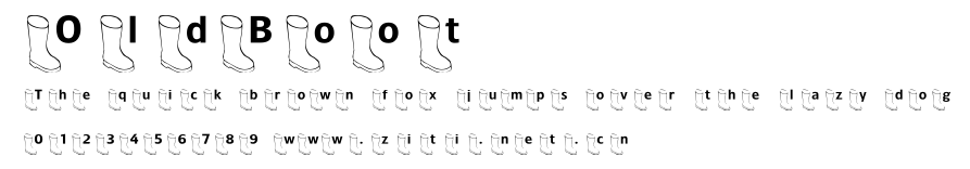 OldBoot.ttf字體轉換器圖片
