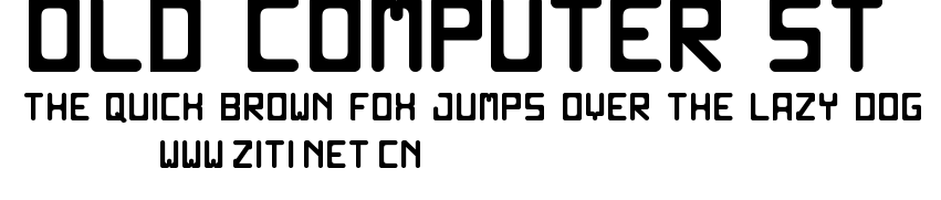 Old computer St.ttf字體轉換器圖片