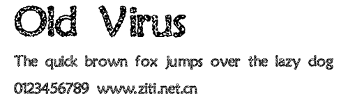 Old Virus.ttf字體轉換器圖片