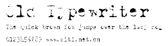 Old Typewriter.ttf字體轉換器圖片
