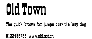 Old-Town.ttf字體轉換器圖片