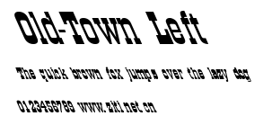 Old-Town Left.ttf字體轉換器圖片