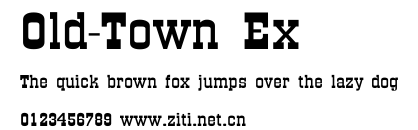 Old-Town Ex.ttf字體轉換器圖片