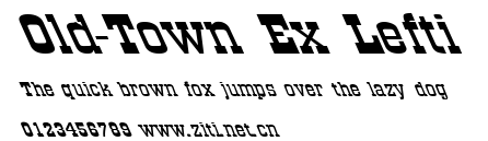 Old-Town Ex Lefti.ttf字體轉換器圖片