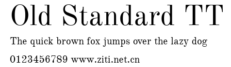 Old Standard TT.ttf字體轉換器圖片