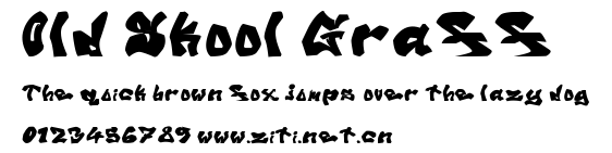 Old Skool Graff.ttf字體轉換器圖片