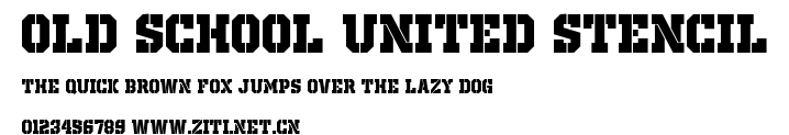 Old School United Stencil.ttf