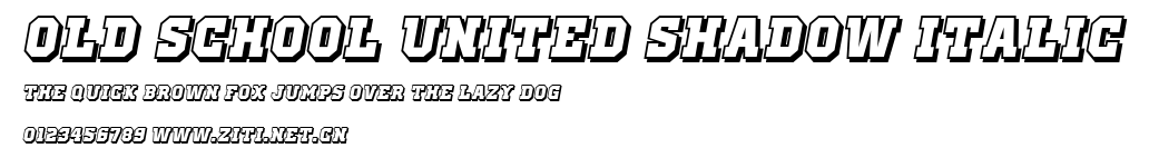 Old School United Shadow Italic.ttf
