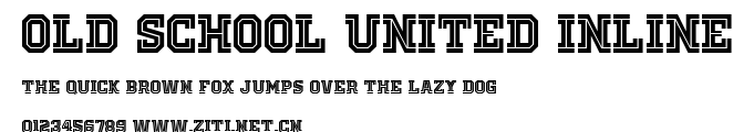 Old School United Inline.ttf字體轉換器圖片