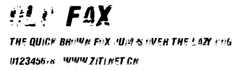 Old Fax.ttf字體轉換器圖片
