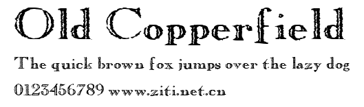 Old Copperfield.ttf字體轉換器圖片