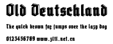 Old Deutschland.ttf字體轉換器圖片