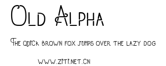 Old Alpha.ttf字體轉換器圖片