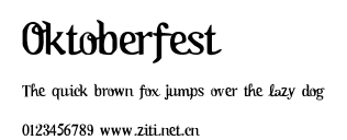 Oktoberfest.ttf字體轉換器圖片