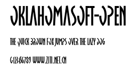 OklahomaSoft-Open.ttf字體轉換器圖片