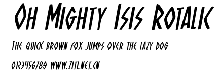 Oh Mighty Isis Rotalic.ttf